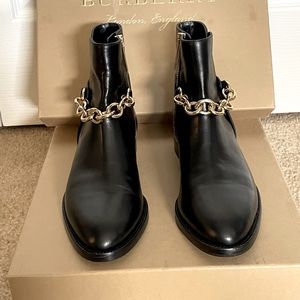 Black Burberry Boots